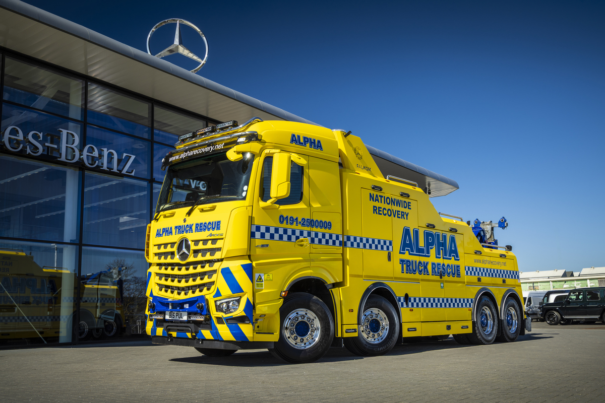 Alpha Recovery Expands with First Mercedes-Benz Arocs